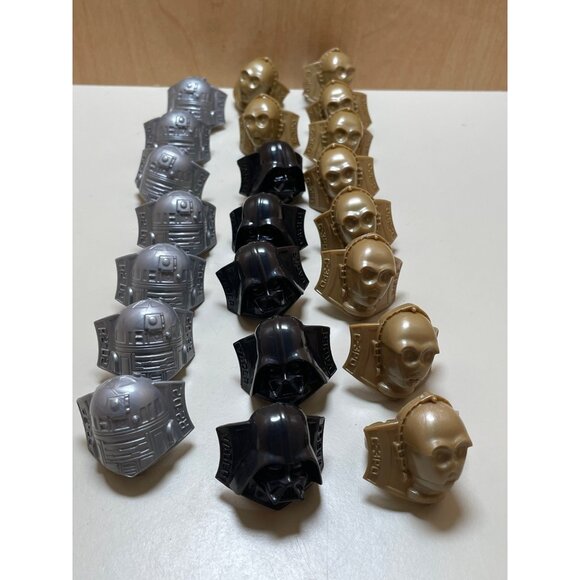 1977, Star Wars "Plastic Ring" (Set of 3) Rare - Picture 1 of 14